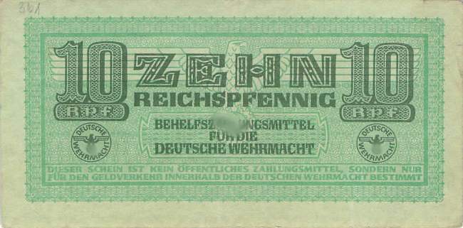 10 Reichspfennig ro.503  Wehrmacht